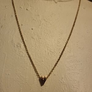 NEW Vince Camuto Simple V Elegant Gold Necklace